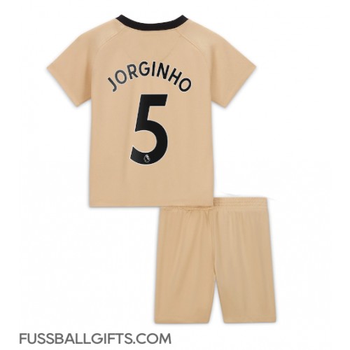 Chelsea Jorginho #5 Fußballbekleidung 3rd trikot Kinder 2022-23 Kurzarm (+ kurze hosen)